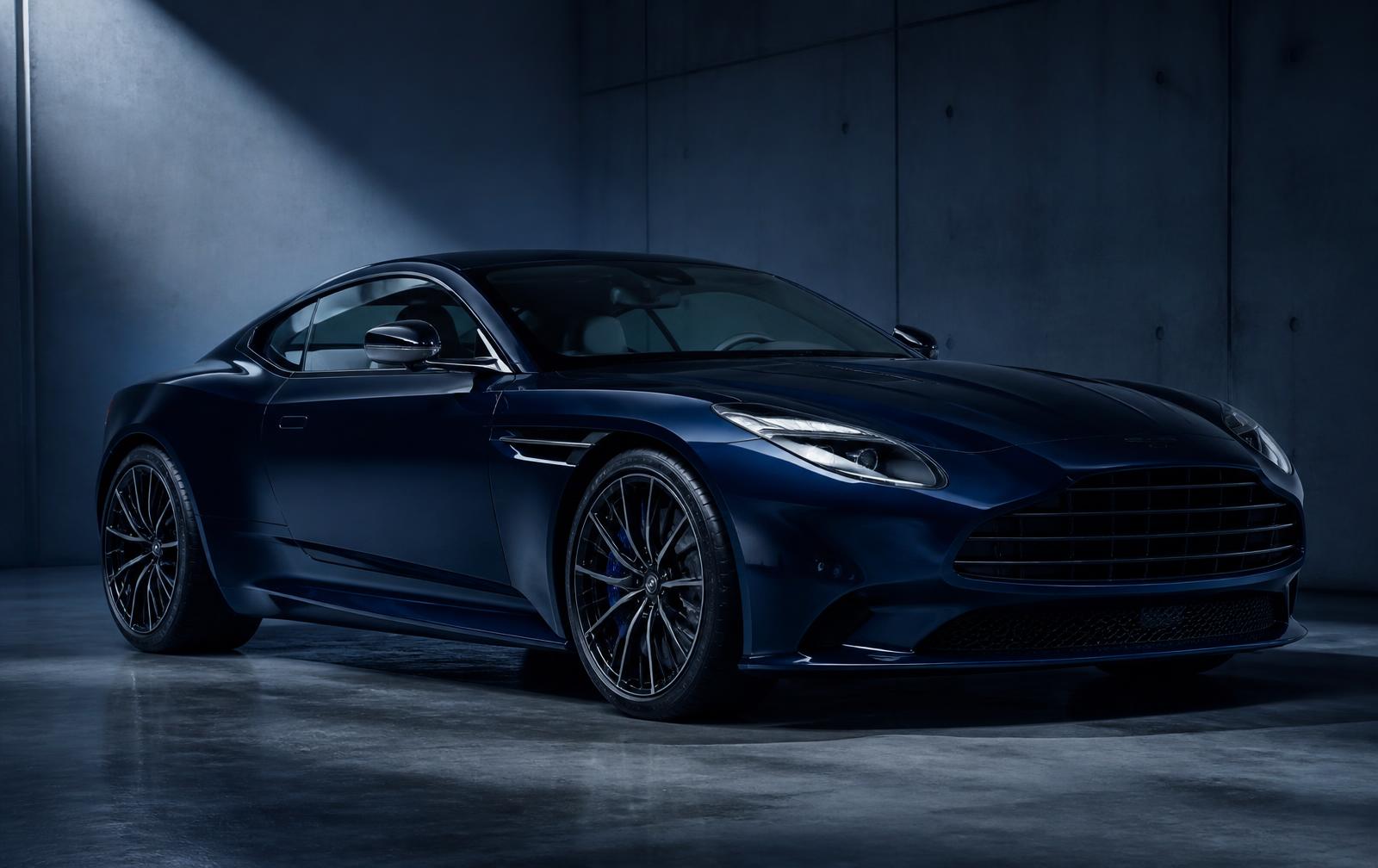 A polished performance car in a detail studio